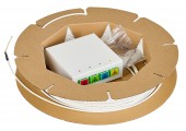 FTTH Rollerbox 30m, 4xSC/APC 8°, OS2, B2ca-s1a,d0,a1