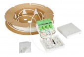 FTTH Rollerbox 30m, 4xSC/APC 8°, OS2, B2ca-s1a,d0,a1