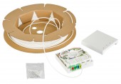 FTTH Rollerbox 50m, 4xLC/APC 8°, OS2, B2ca-s1a,d0,a1