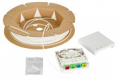 FTTH Rollerbox 50m, 4xSC/APC 8°, OS2, B2ca-s1a,d0,a1