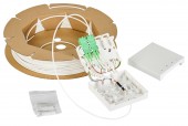 FTTH Rollerbox 70m, 4xLC/APC 8°, OS2, B2ca-s1a,d0,a1