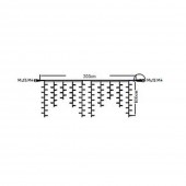 Ghirlanda Extensibila 100 LED 7.2W 2700K 2M