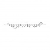 Ghirlanda Extensibila Flash 50 LED 3.6W 2700K 3M