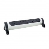 Grup rotativ 4 prize Schuko alb-gri – LEGRAND | 694544