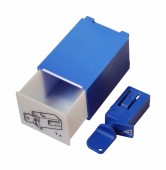 Incuietoare cil. plastic, forma de fisa portpatron, TYTAN II