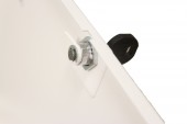 Incuietoare cu butuc semi-cilindric pentru BK085xxx, metal