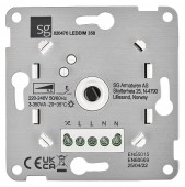 Insert dimmer 3-350VA, pentru LED, include rama VISO S 50