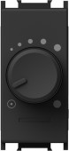 Insert dimmer cu buton rotativ, RLC 0-60W, 1M, negru