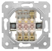 Insert intrerupator 3 poli, 10A, cleme cu surub