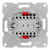 Insert intrerupator cruce, cleme cu element elastic