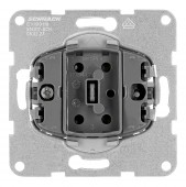 Insert intrerupator cu revenire, 1 ND, cleme cu el. elastic