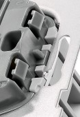 Insert intrerupator dublu, cleme cu element elastic