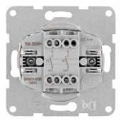 Insert intrerupator dublu cu revenire, 2x1 ND, cleme cu suru