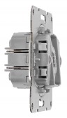 Insert intrerupator dublu cu revenire, 2x1 ND, cleme cu suru