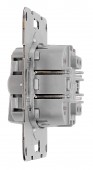 Insert intrerupator dublu cu revenire, 2x1 ND, cleme cu suru