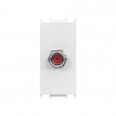 Insert priza antena SAT 0dB, 1M, alb