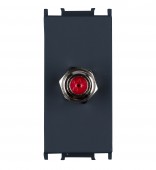 Insert priza antena SAT 0dB, 1M, negru