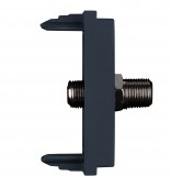 Insert priza antena SAT 0dB, 1M, negru