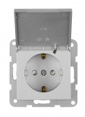 Insert priza, contacte de prot, prot IP2XC si capac, argint