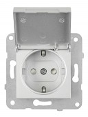 Insert priza, contacte de prot, prot IP2XC si capac, argint