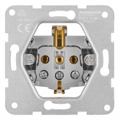 Insert priza, contacte de protectie, protectie IP2XC, argint