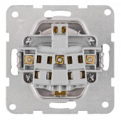 Insert priza, contacte de protectie, protectie IP2XC, argint