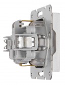Insert priza, contacte de protectie, protectie IP2XC, argint