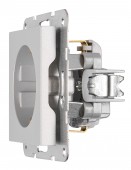 Insert priza, contacte de protectie, protectie IP2XC, argint