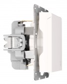 Insert priza, cu capac, cleme elastice