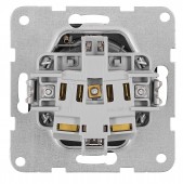 Insert priza cu capac de protectie, conex elastica, antracit