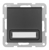 Insert priza cu capac si protectie, conexiune elastica, antr