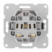 Insert priza cu contacte de protectie, argintiu