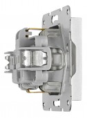 Insert priza cu contacte de protectie, argintiu