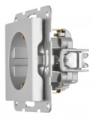 Insert priza cu contacte de protectie, argintiu