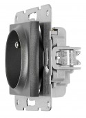 Insert priza cu Pin PE, conexiune elastica, antracit