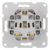 Insert priza cu Pin PE, conexiune elastica, argintiu