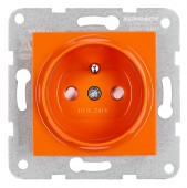 Insert priza, cu pin PE, protectie, cleme elastice,portacali