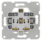 Insert priza cu pin PE si capac prot., cl.el, argintiu