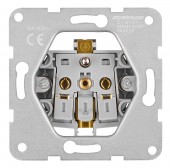 Insert priza cu Pin PE si cu protectie IP2XC, argintiu