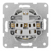 Insert priza cu Pin PE si cu protectie IP2XC, argintiu