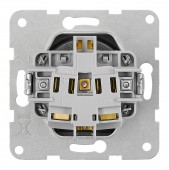 Insert priza cu Pin PE si protectie, conex elas, antracit