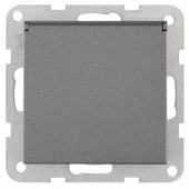 Insert priza cu pin PE si protectie, conexiune elastica,ant