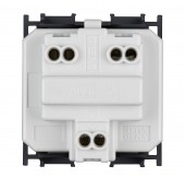 Insert priza cu pin PE,protectie marita,16A,cl. surub,negru
