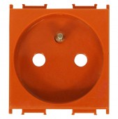 Insert priza cu pin PE,protectie marita,16A,cl. surub,orange