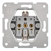 Insert priza cu protectie, conexiune elastica, antracit