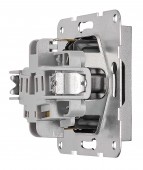 Insert priza cu protectie, conexiune elastica, antracit