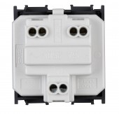 Insert priza cu protectie marita,capac,16A,cl cu surub,negru