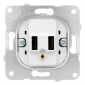 Insert priza dubla de incarcare USB, 5V-2A