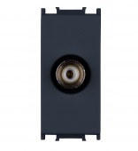 Insert priza radio 0dB, 1M, negru