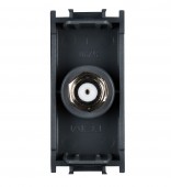 Insert priza radio 0dB, 1M, negru